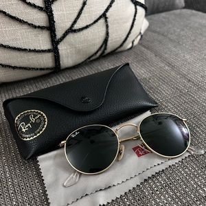 Ray ban round metal